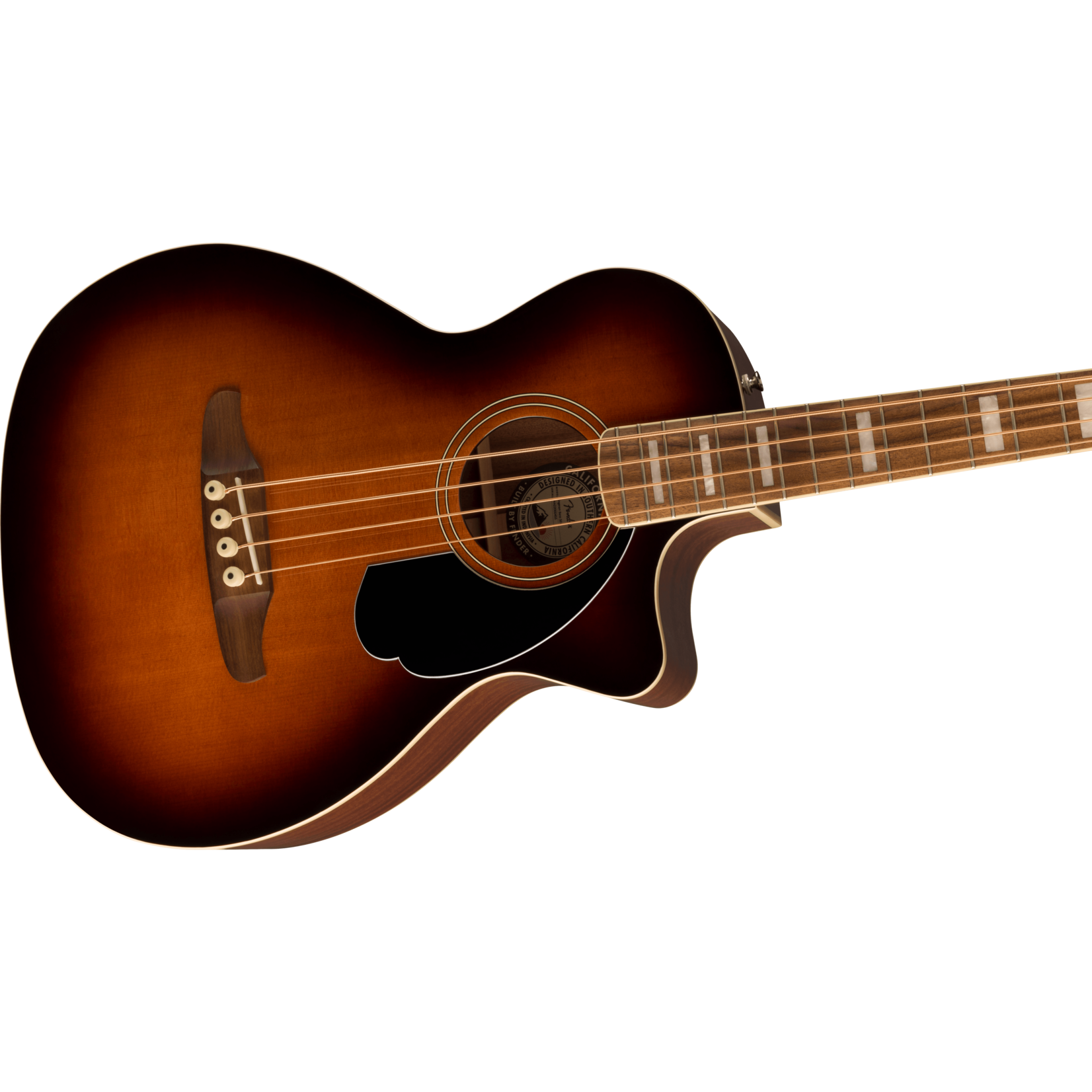 Fender Kingman™ Bass, Walnut Fingerboard, Black Pickguard W/Gig Bag - Shaded Edge Burst