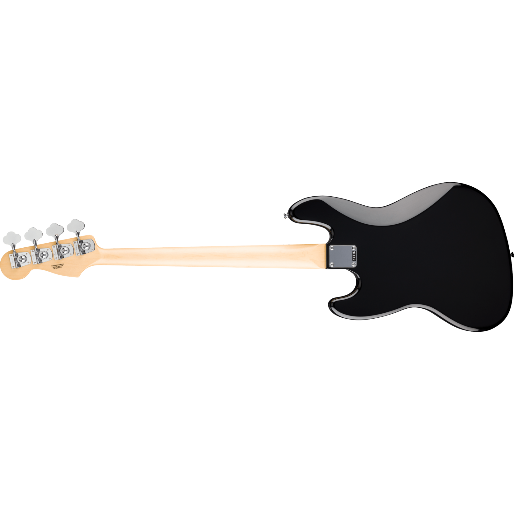 Fender Standard Jazz Bass®, Maple Fingerboard, Black Pickguard - Black