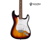 FENDER Fender Standard Stratocaster, Laurel Fingerboard, White Pickguard - 3-Color Sunburst