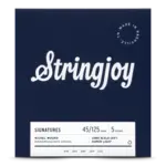 Stringjoy Stringjoy Super Light Gauge (45-125) 5 String Long Scale Nickel Wound Bass Guitar Strings