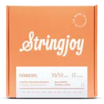 Stringjoy Stringjoy 10-50 12-String Extra Light Gauge Foxwoods - Coated Phosphor Bronze Acoustic Guitar Strings