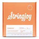 Stringjoy Stringjoy Foxwoods Light Gauge (12-54) Coated Phosphor Bronze Acoustic Guitar Strings