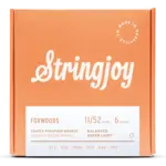 Stringjoy Stringjoy Foxwoods Super Light Gauge (11-52) Coated Phosphor Bronze Acoustic Guitar Strings