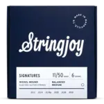 Stringjoy Stringjoy Signatures Balanced Medium Gauge (11-50) Nickel Wound Electric Guitar Strings