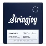 Stringjoy Stringjoy Signatures Balanced Super Light Gauge (9-42) Nickel Wound Electric Guitar Strings