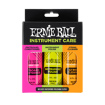 Ernie Ball Ernie Ball Instrument Care 3-pack with Microfiber Polish Cloth