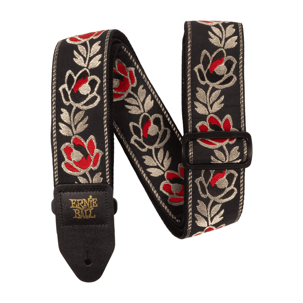 Ernie Ball Classic Jacquard Guitar Strap/Bass Strap - Noble Rose
