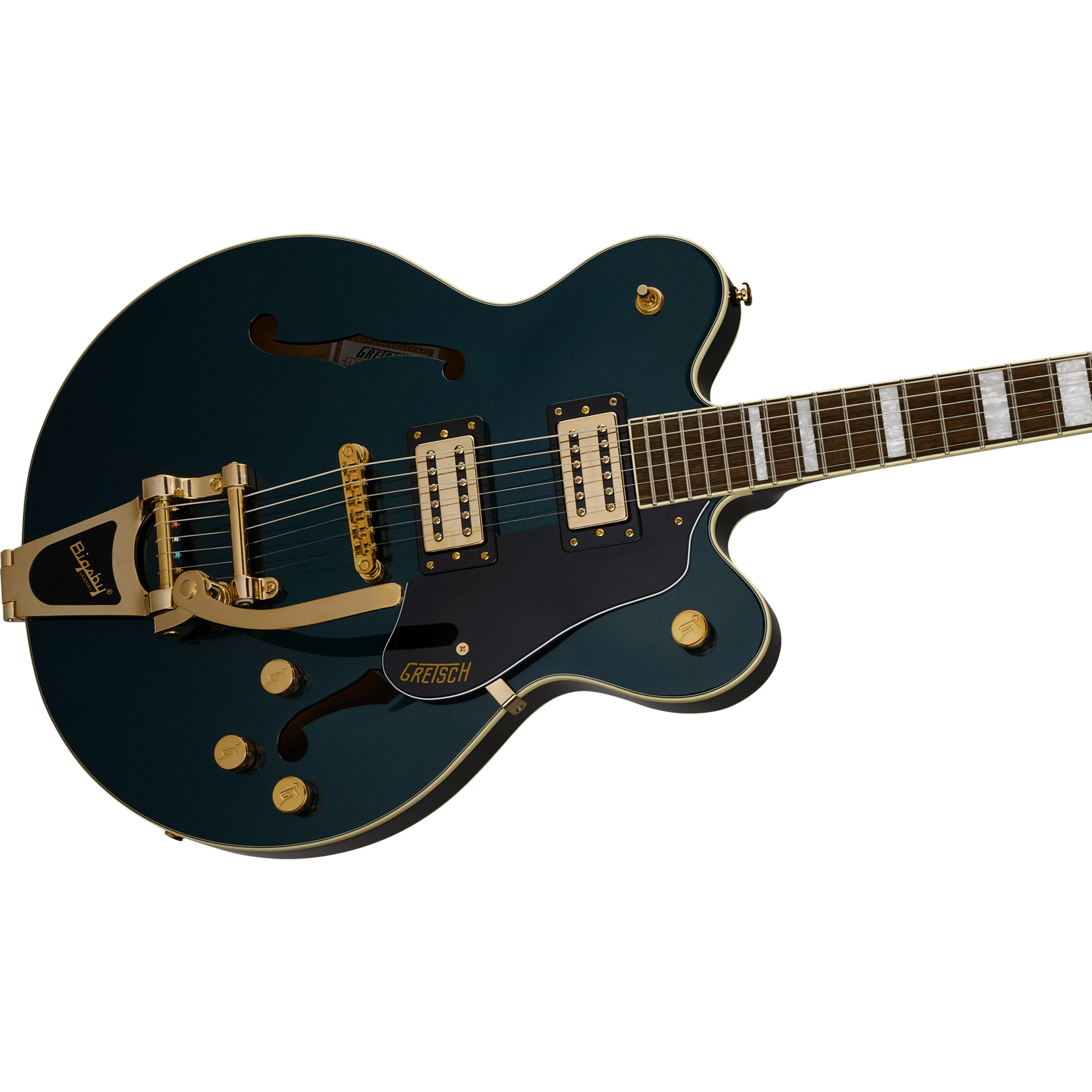 Gretsch G2622TG Streamliner Center Block Double-Cut w/Bigsby LTD, Laurel Fingerboard, Broad’Tron BT-3S Pickups - Midnight Sapphire