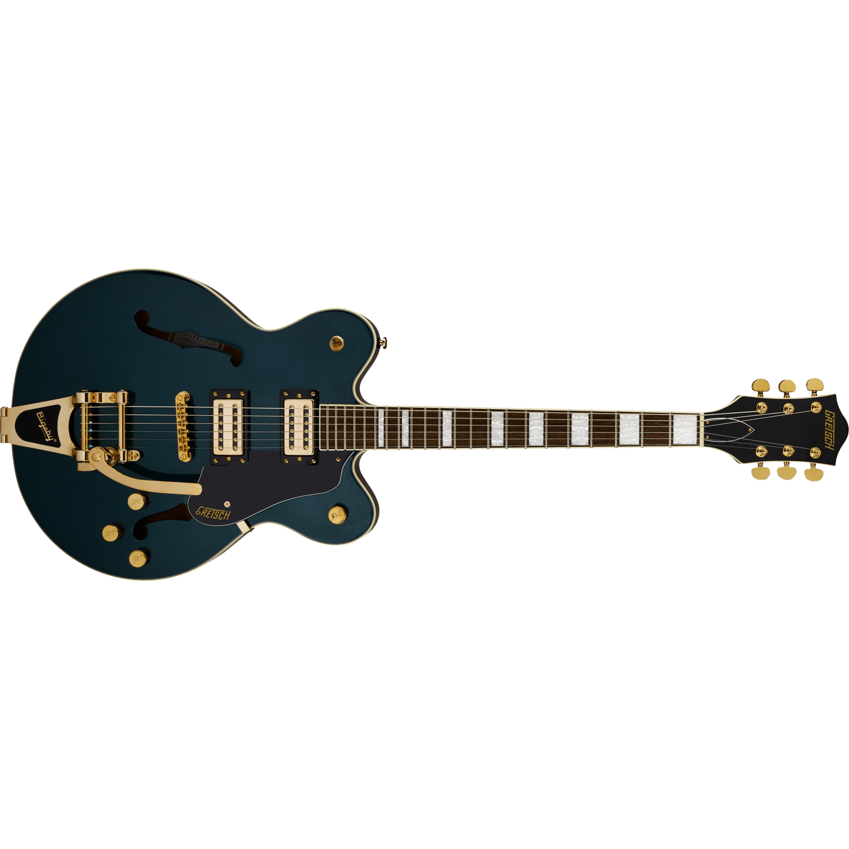 Gretsch G2622TG Streamliner Center Block Double-Cut w/Bigsby LTD, Laurel Fingerboard, Broad’Tron BT-3S Pickups - Midnight Sapphire