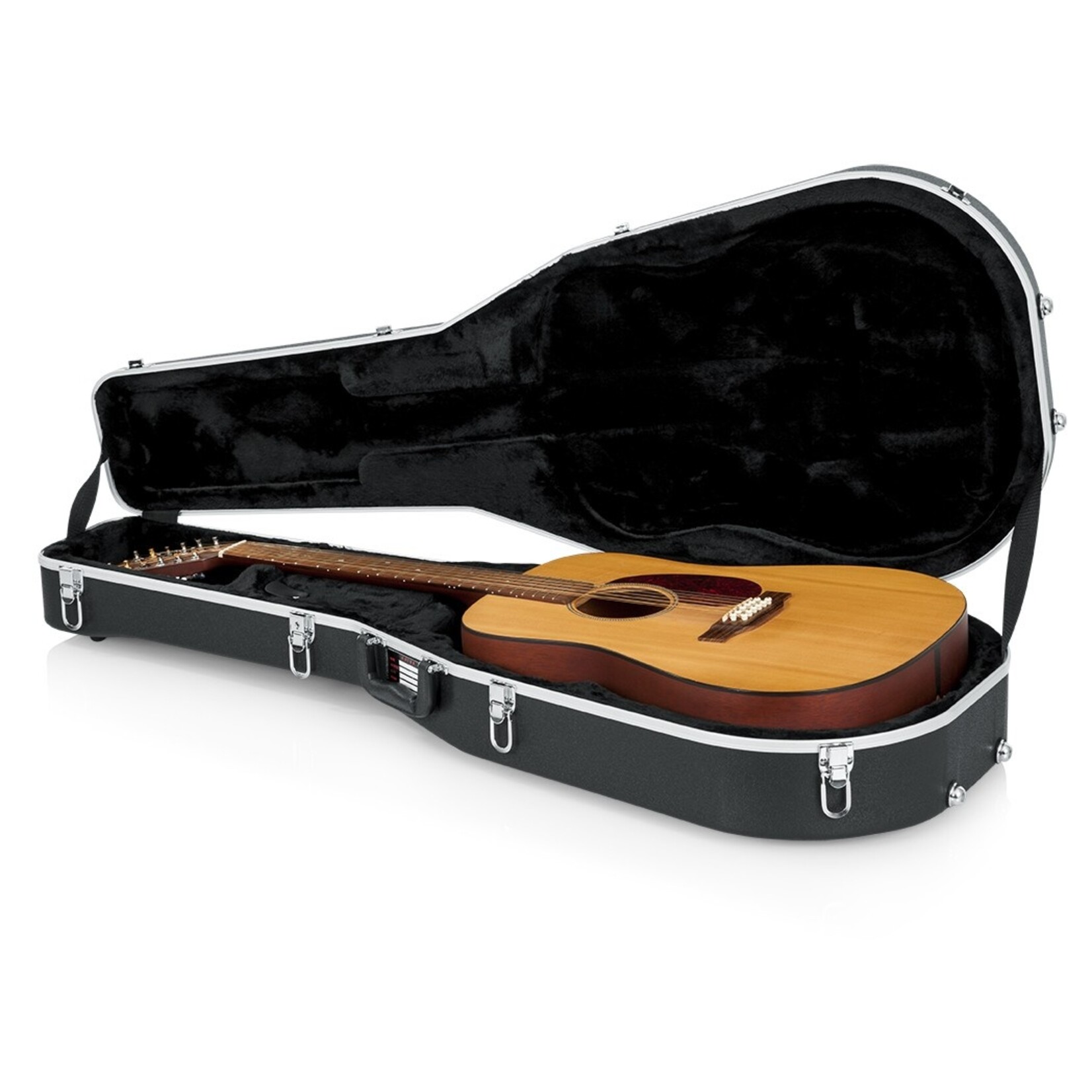 Gator GC-DREAD-12 Classic Deluxe Molded Case for Dreadnought & 12-String Guitars