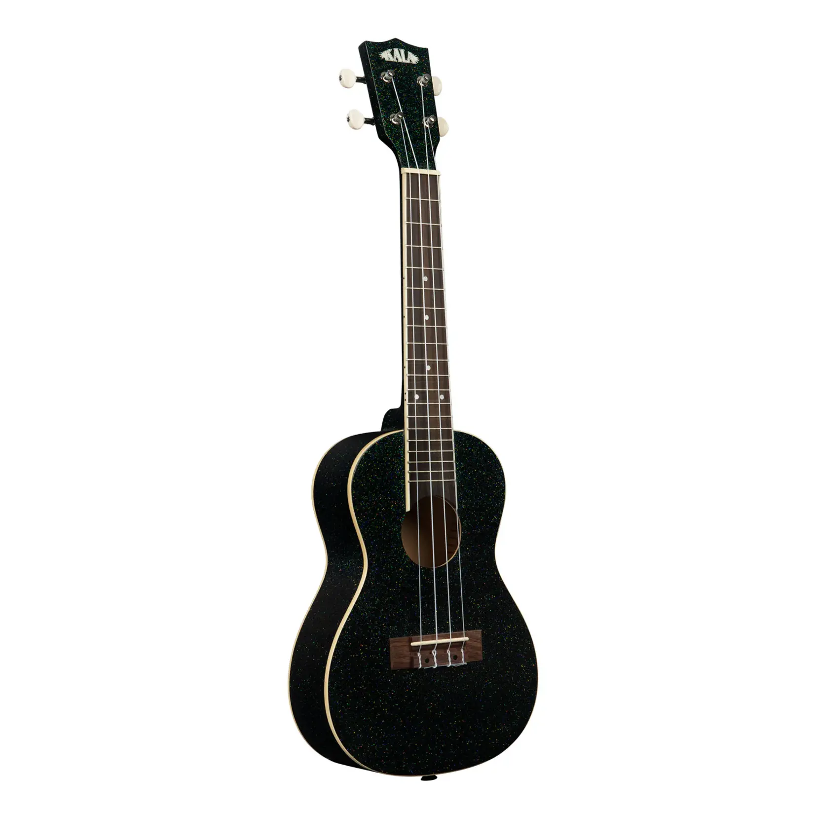 Kala Galaxy Black Sparkle Concert Ukulele
