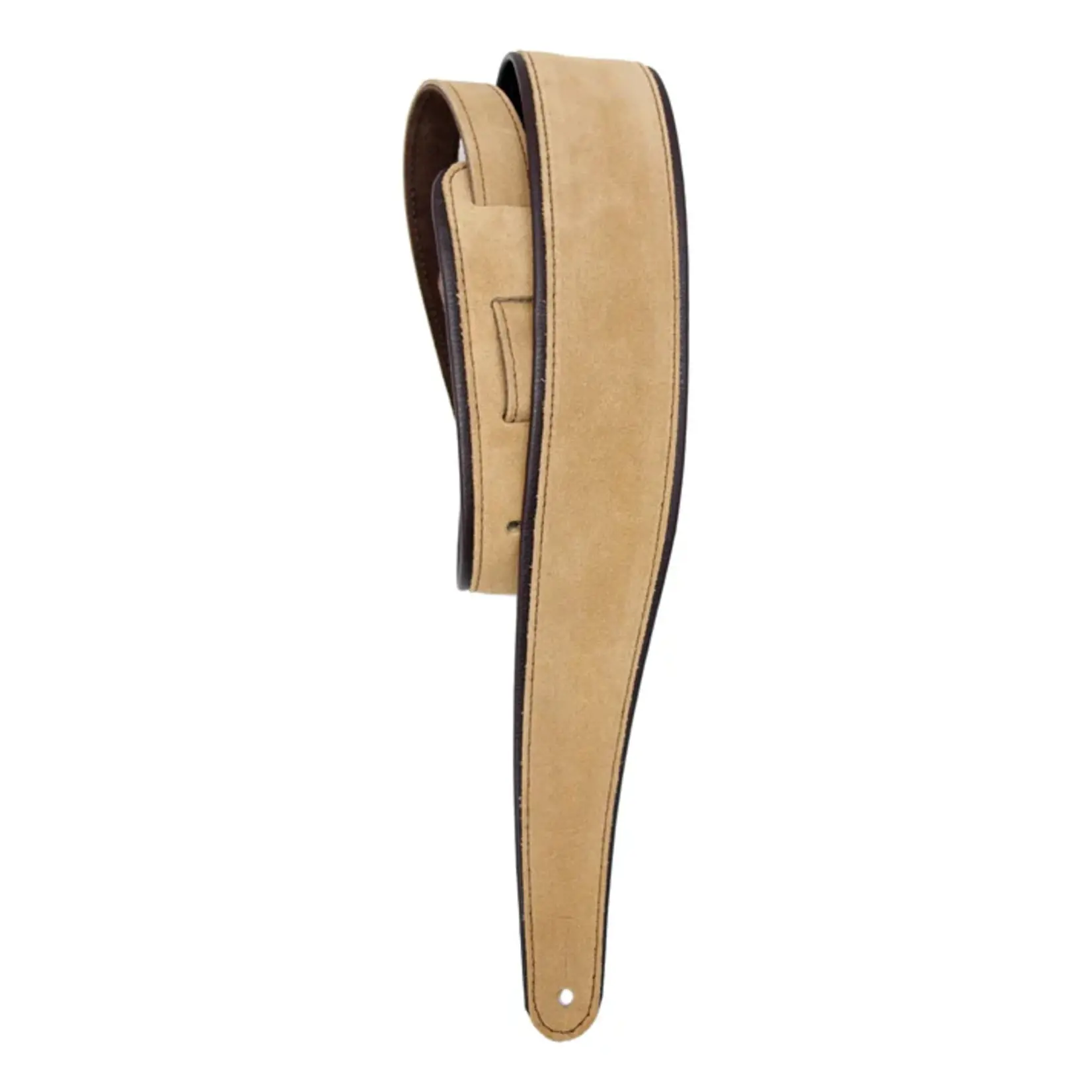 LM Straps Premier Guitar Strap - Tan Suede