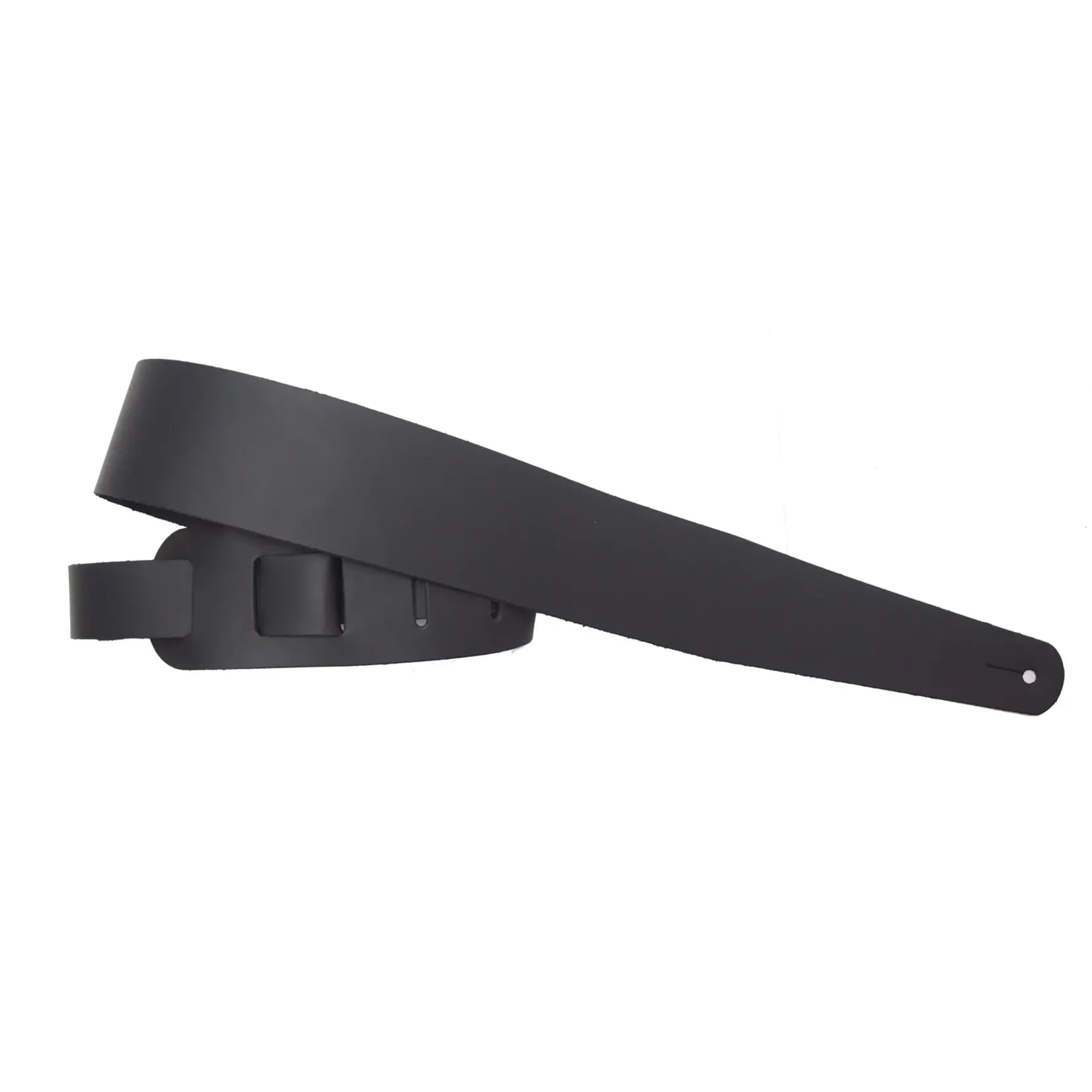 LM Straps Classic Leather Strap - Black