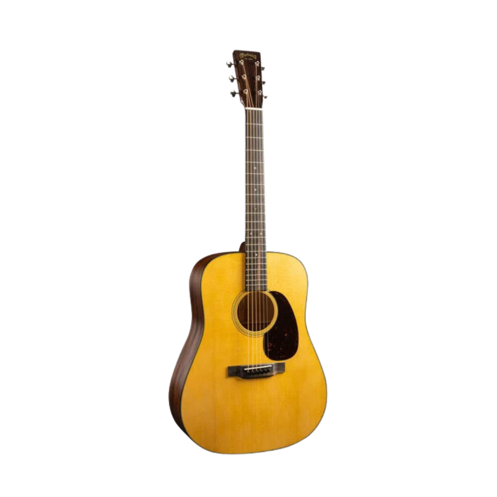 Martin D-18 Satin Standard Series Acoustic Guitar W/Case - Satin Natural with Aging Toner