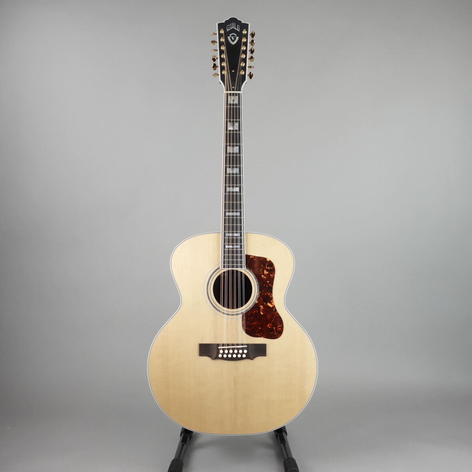 Guild F-512E 12-String Acoustic-Electric Guitar W/Case