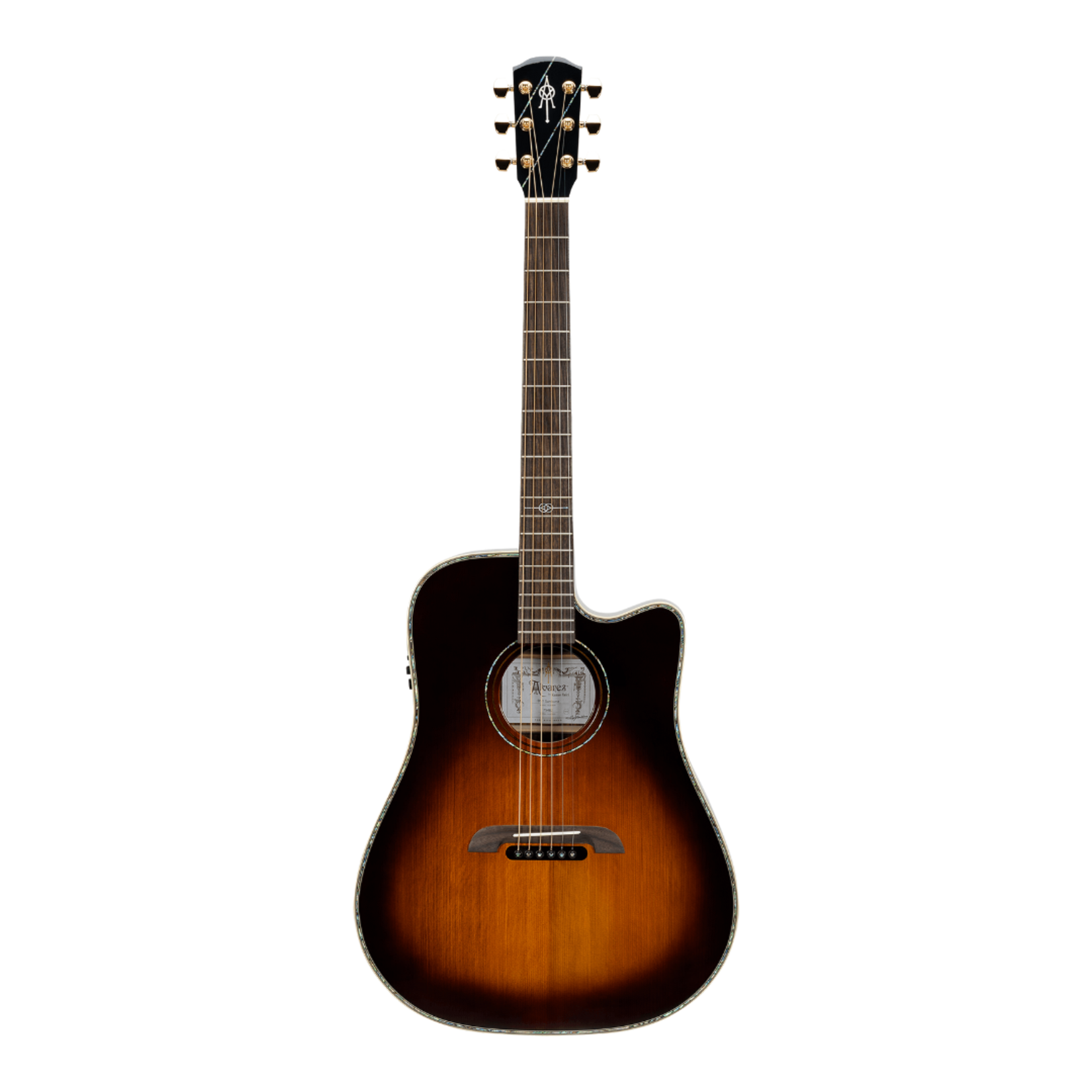 Alvarez Yairi GYM70ce Masterworks Series Acoustic-Electric Guitar W/Case - Shadowburst