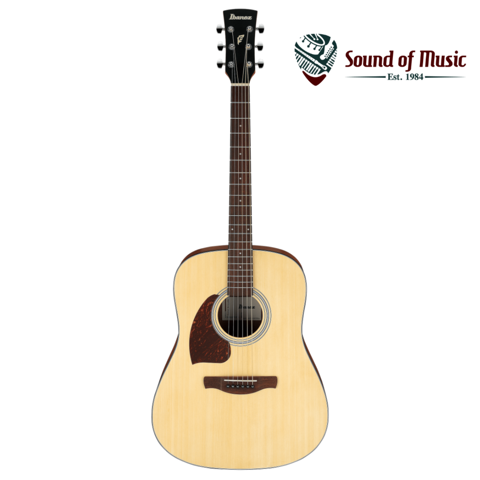 Ibanez PF50 Left-Handed Acoustic Guitar - Open-Pore Natural