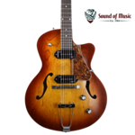 Godin Godin 5th Avenue CW Kingpin II P90 Hollowbody Electric Guitar - Cognac Burst
