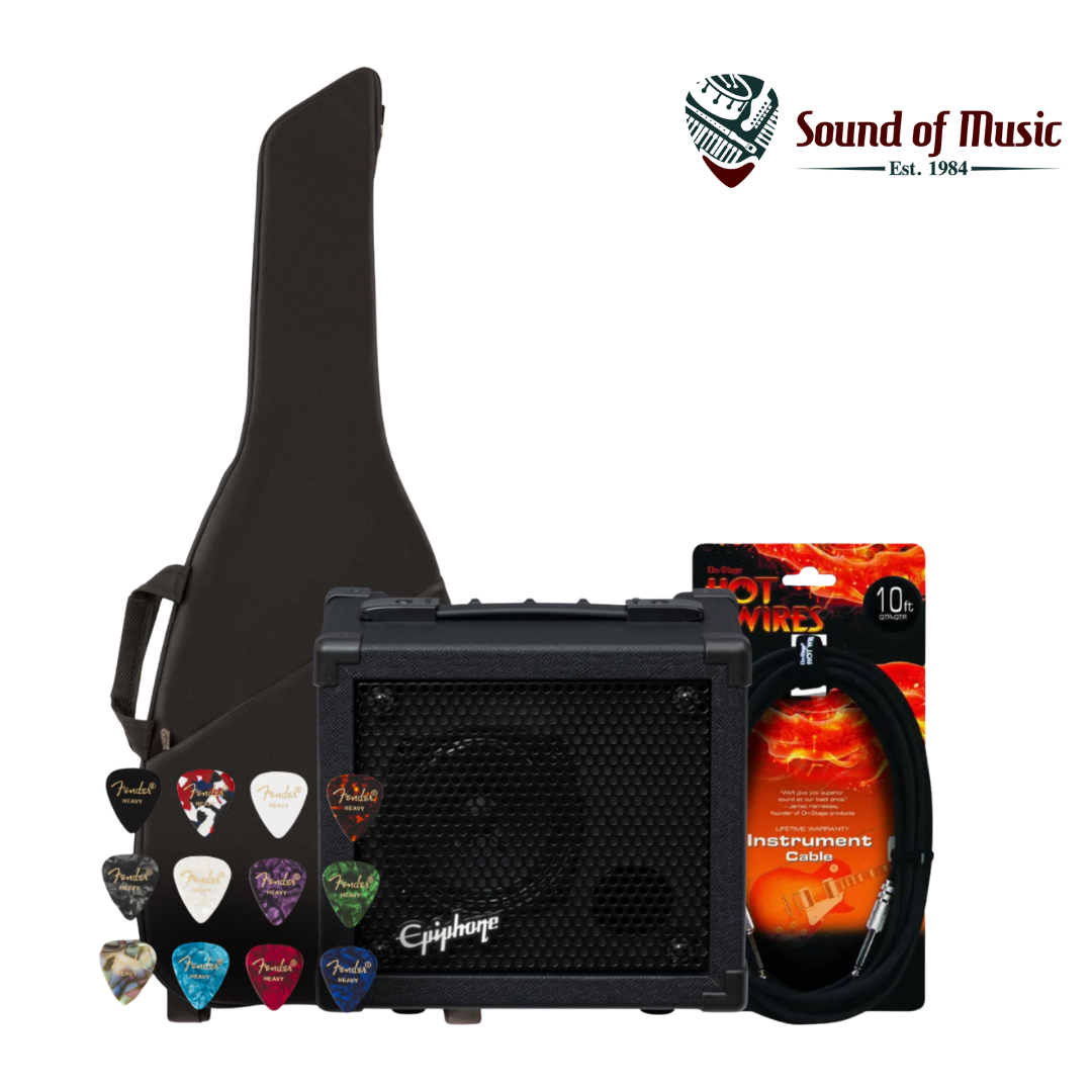 Add an Amp & Accessories Package - Epiphone Sidekick