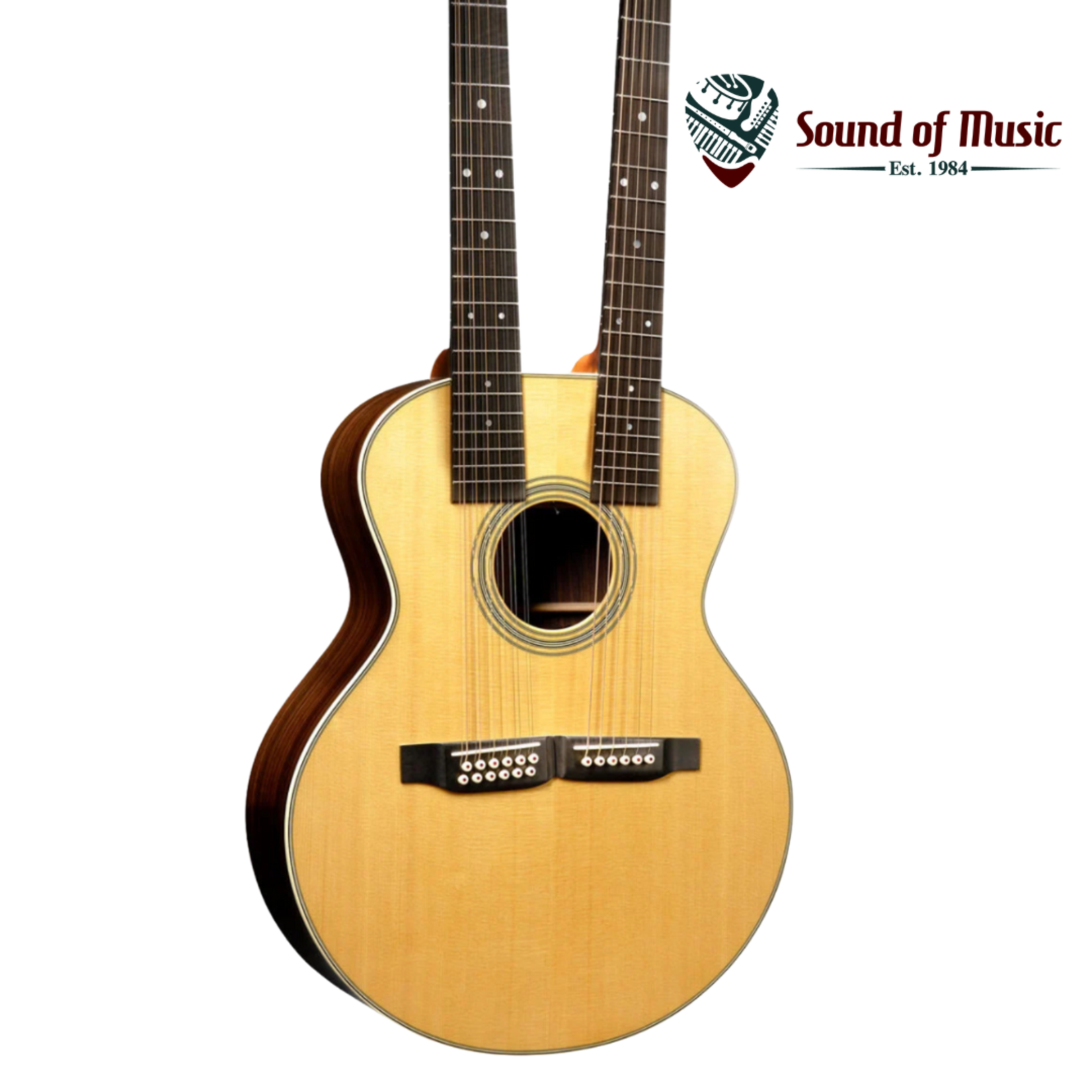 Martin Grand J-28E DN Doubleneck Standard Series Acoustic-Electric Guitar W/Case - Aging Toner PRE-ORDER