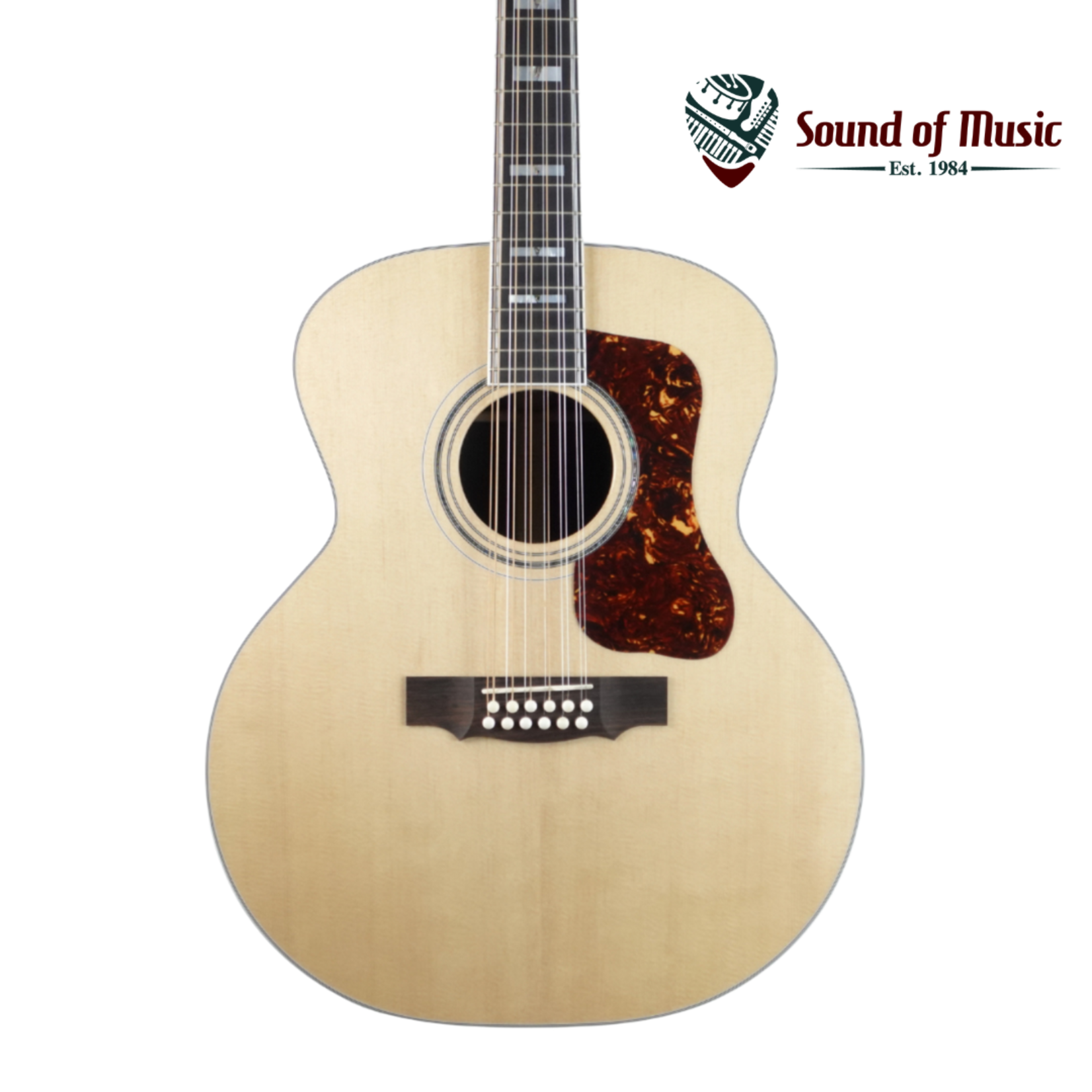 Guild F-512E 12-String Acoustic-Electric Guitar W/Case