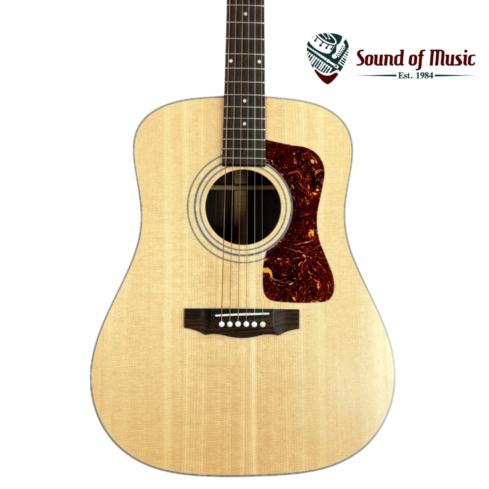 Guild D-50 Standard Dreadnought Acoustic Guitar W/Case - Natural