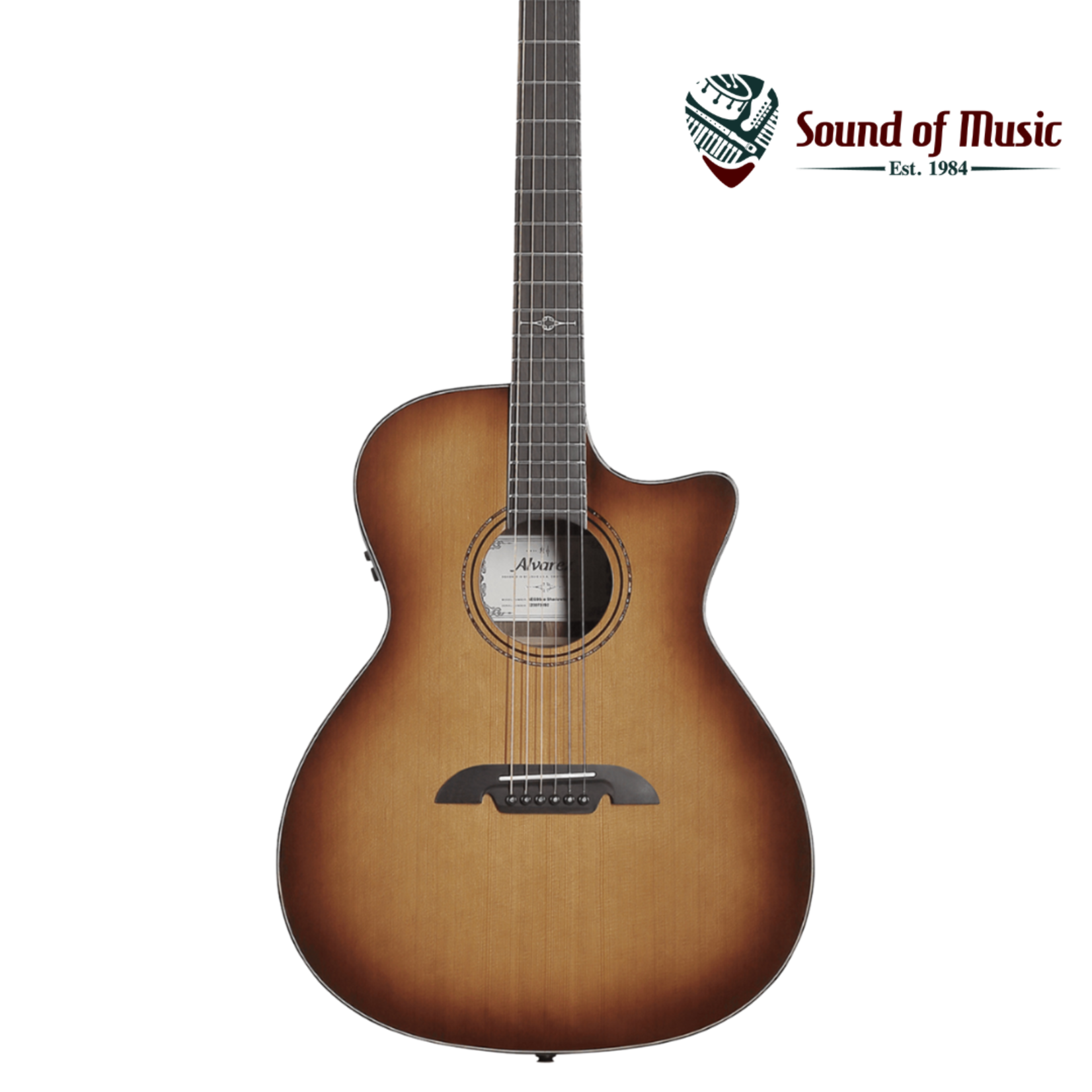 Alvarez AEG95ce Shadowburst Artist Elite Series Acoustic-Electric Guitar - Shadowburst