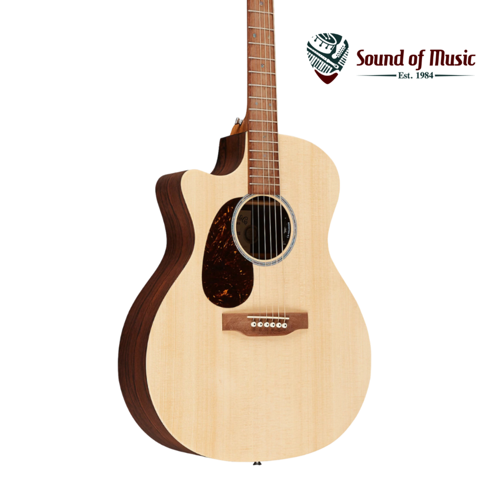 Martin GPC X2E Left Handed Acoustic-Electric Guitar W/Softshell Case - Cocobolo