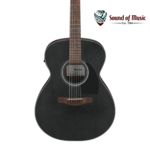 IBANEZ Ibanez PC54E Acoustic-Electric Guitar - Open-Pore Weathered Black