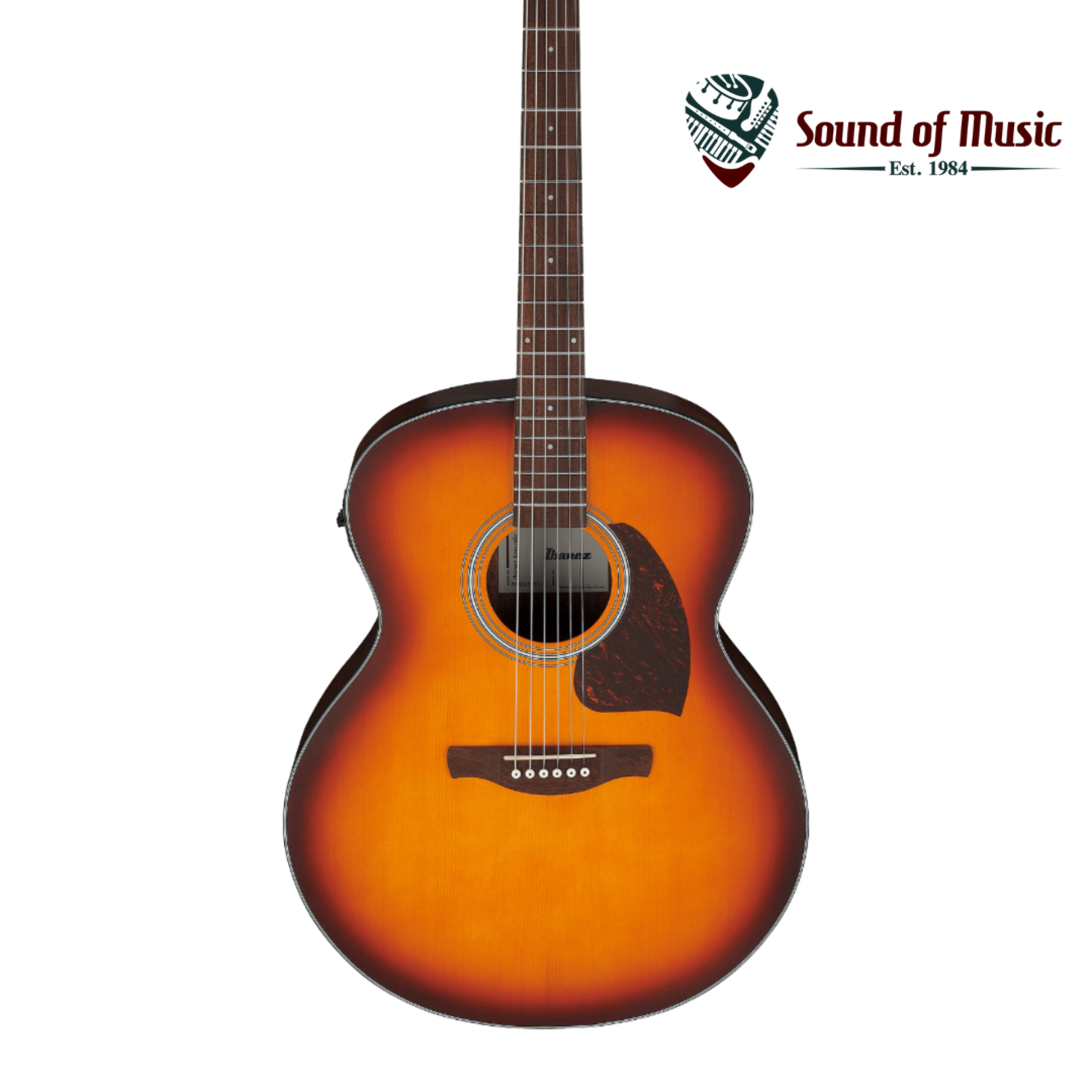 Ibanez PJ50EOAH Acoustic-Electric Guitar Jumbo - Open Pore Vintage Amber Sunburst