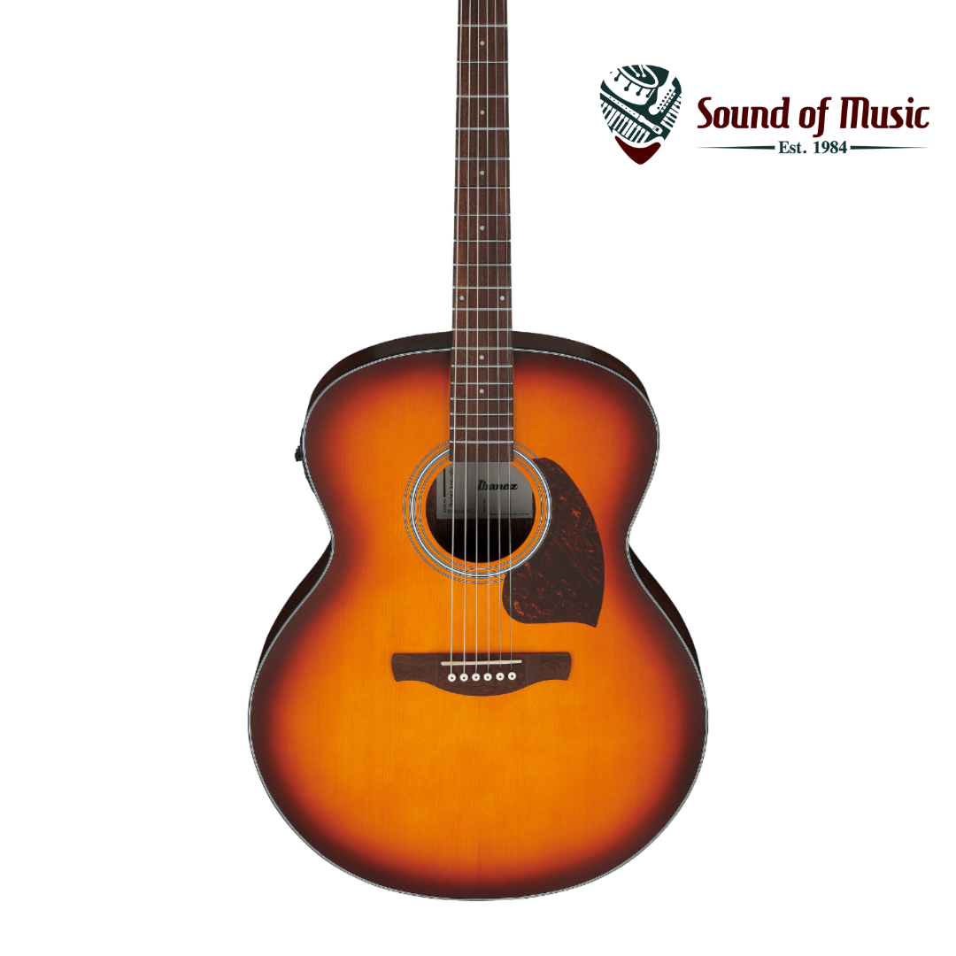 Ibanez PJ50EOAH Acoustic-Electric Guitar Jumbo - Open Pore Vintage Amber Sunburst