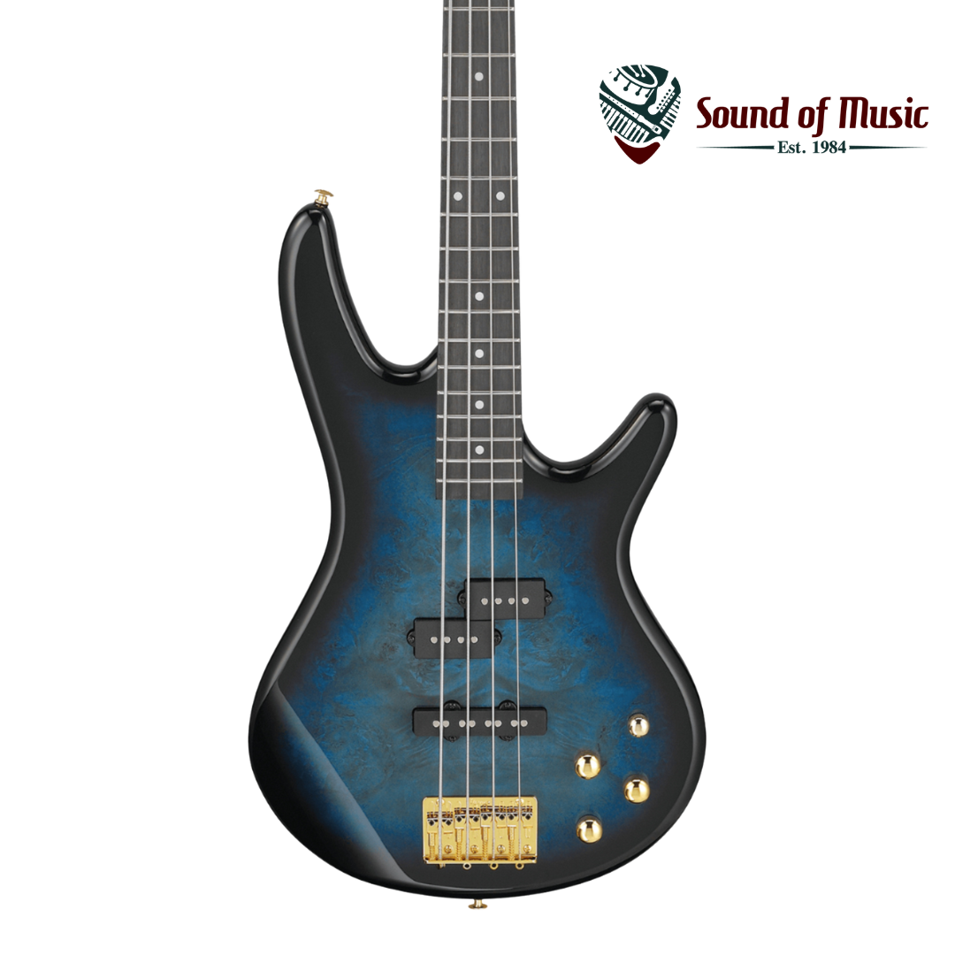 Ibanez Gio GSR200PC Bass Guitar - Transparent Marine Burst