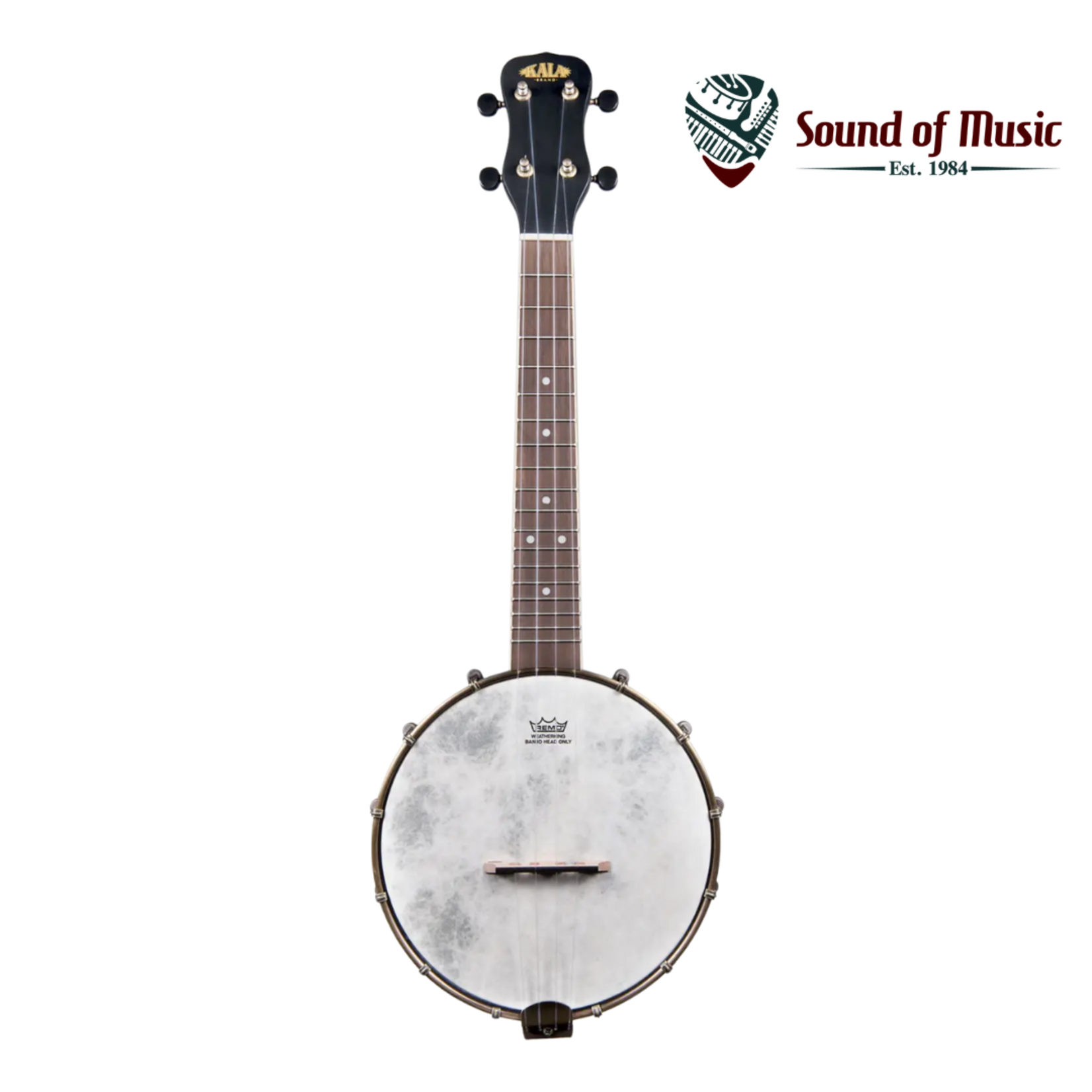 Kala Black Maple Banjo Concert Ukulele W/Bag