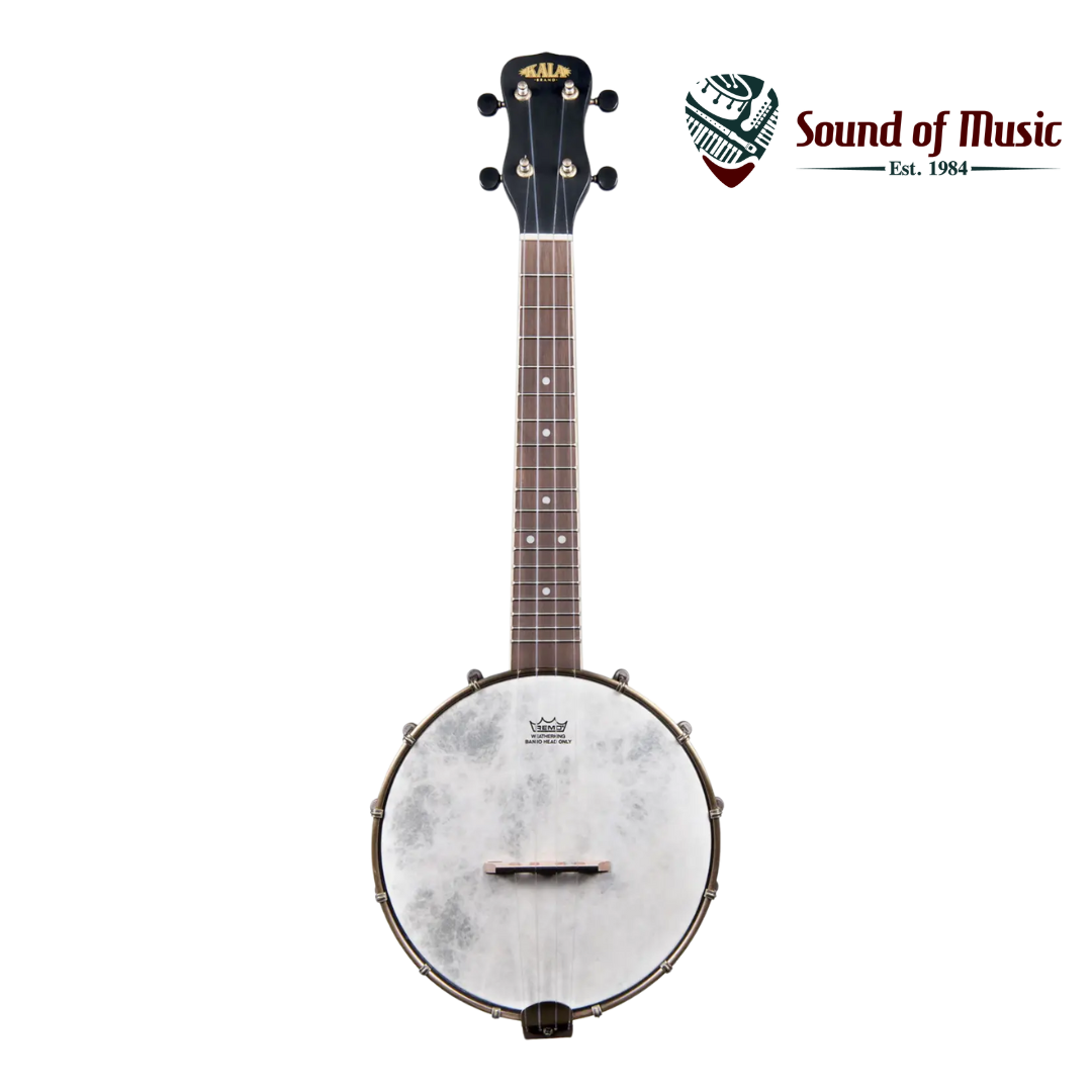 Kala Black Maple Banjo Concert Ukulele W/Bag