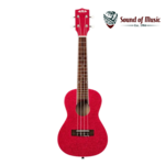 Kala Kala Ritzy Red Sparkle Concert Ukulele