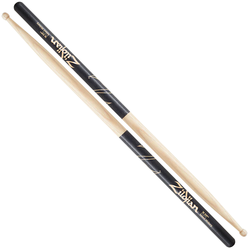 Zildjian Z7AD 7A Dip Drum Sticks - Black Dip