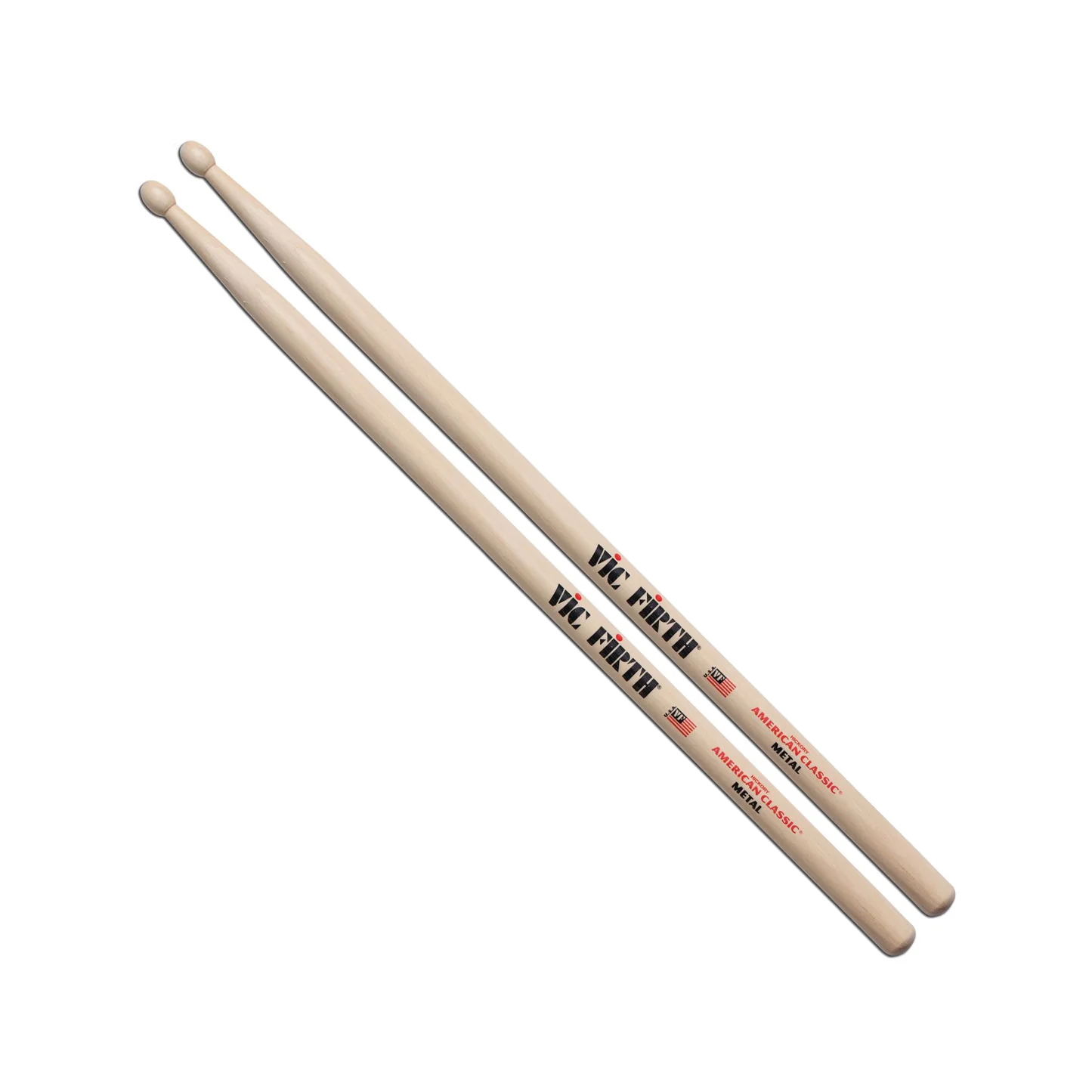 VIC FIRTH American Classic® Metal Drumsticks - Wood Tip