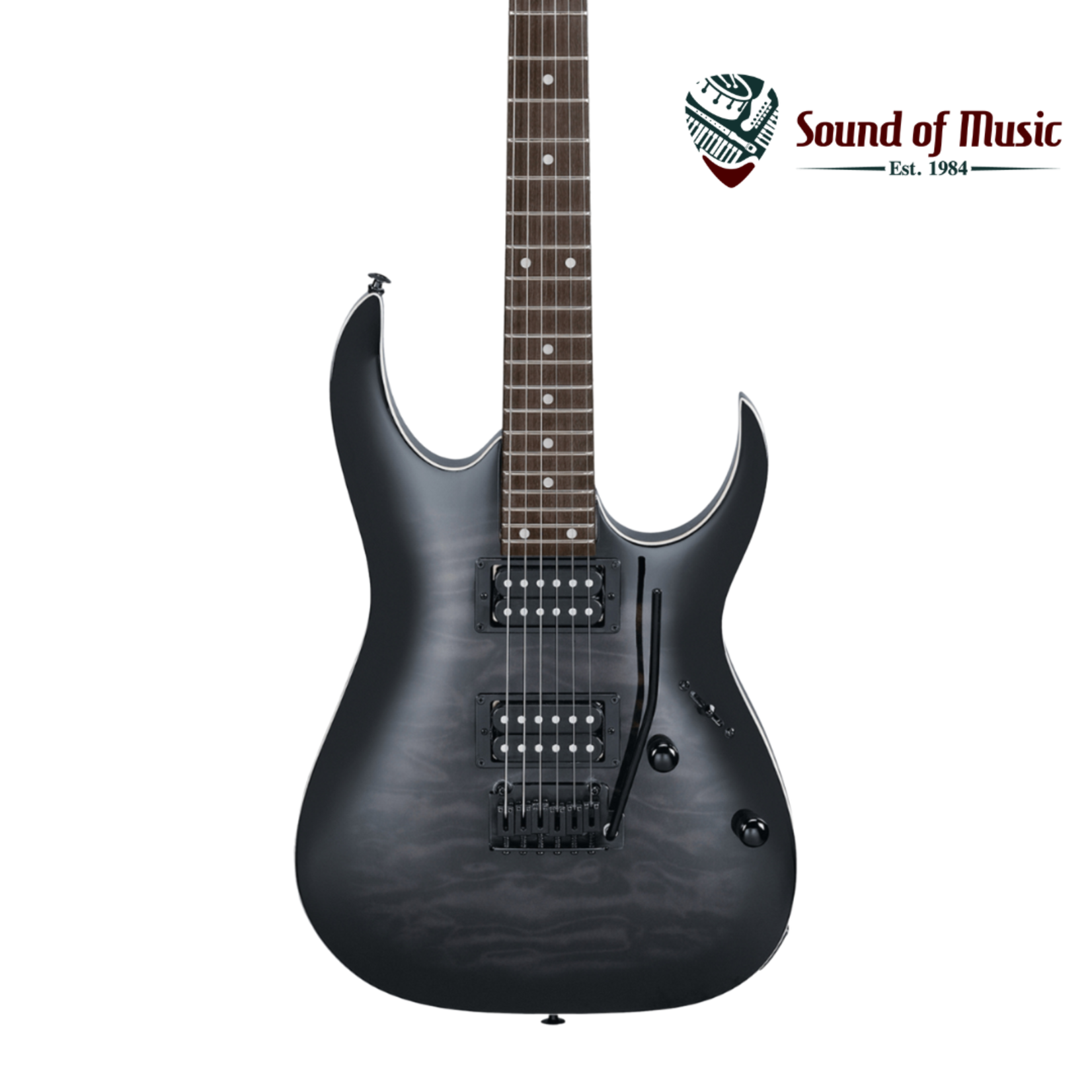 Ibanez Gio GRGA120QA Electric Guitar - Transparent Black Sunburst