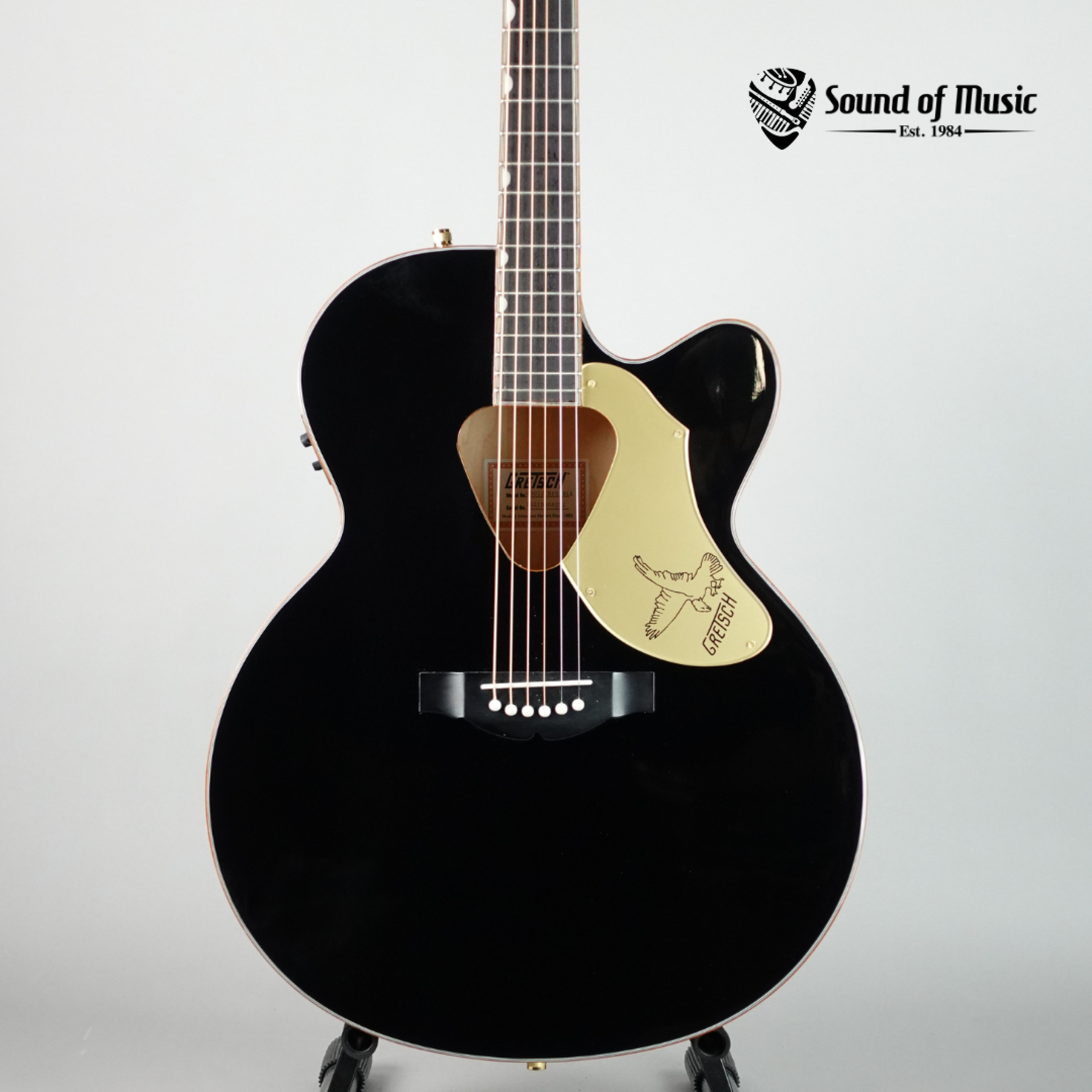 Gretsch G5022CBFE Rancher Falcon Jumbo Cutaway Acoustic/Electric - Black (Used)