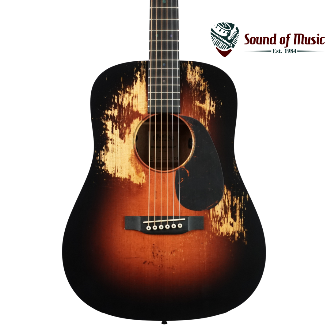Martin DJrE StreetLegend Acoustic-Electric Guitar W/Softshell Bag - Burst