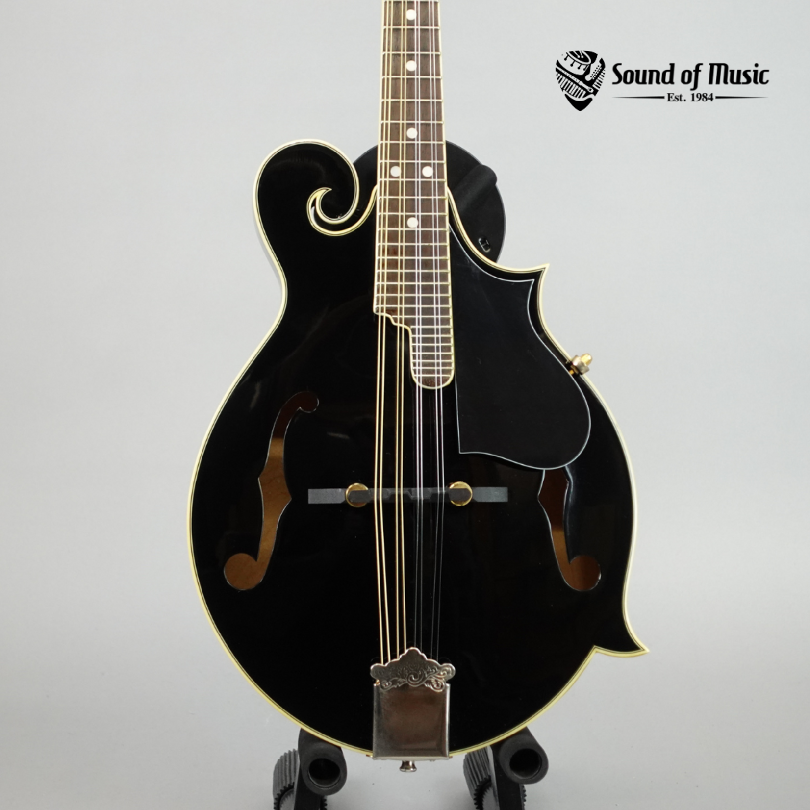 Morgan Monroe Bean Blossom BM-100 F-Style Mandolin W/Case - Black (Used)