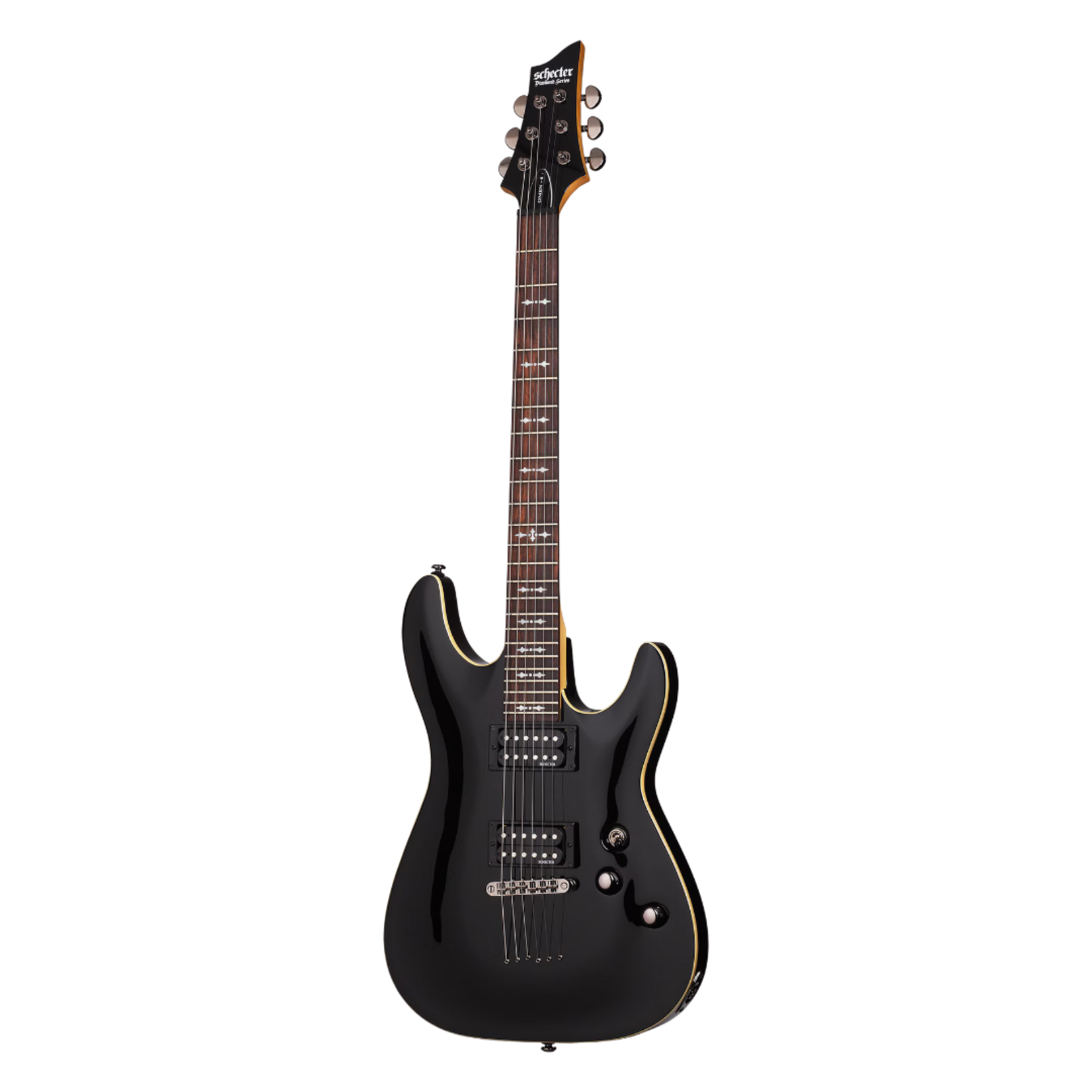 Schecter Omen-6 Electric Guitar - Gloss Black