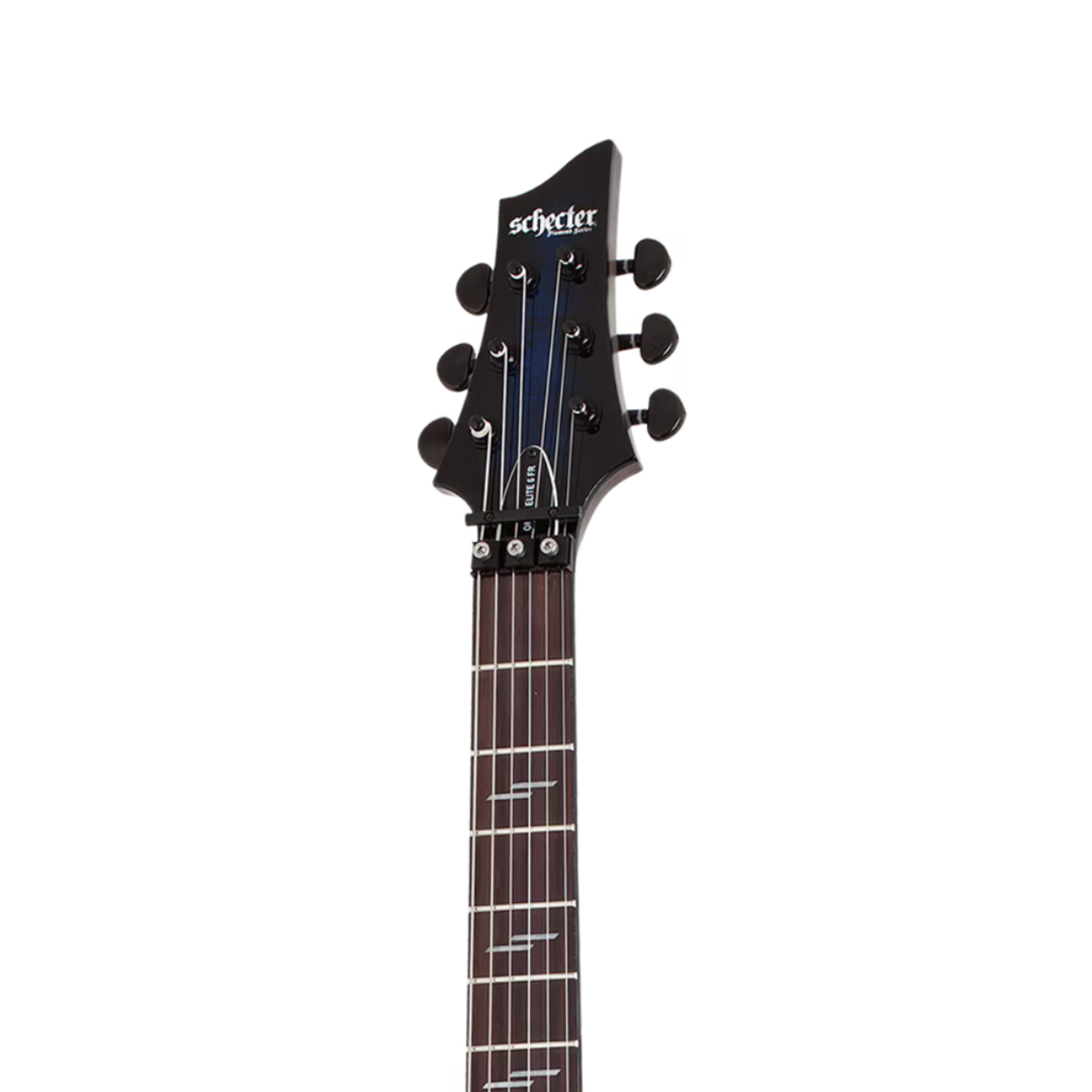 Schecter Omen Elite-6 FR Electric Guitar - See Thru Blue Burst