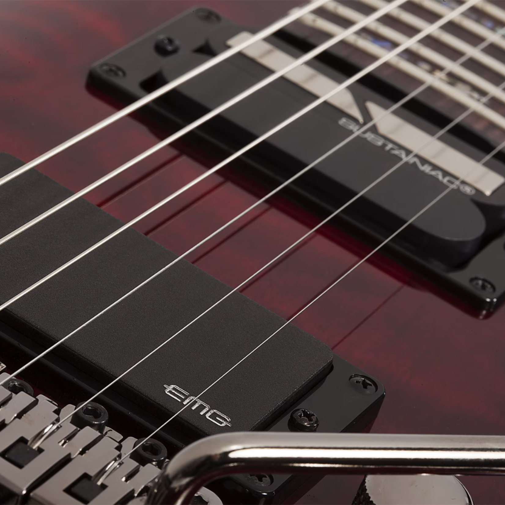 Schecter Hellraiser C-1 FR S Electric Guitar - Black Cherry