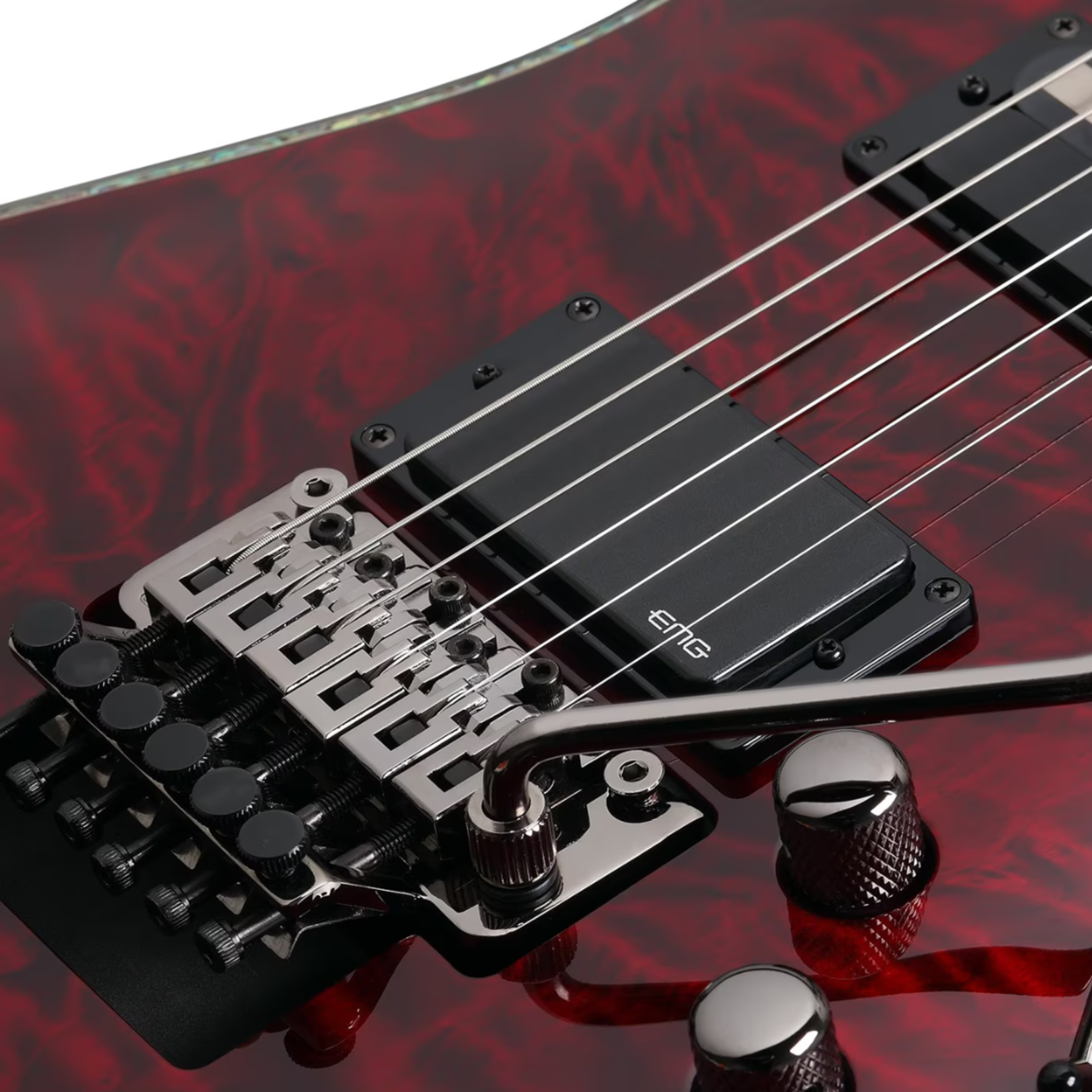 Schecter Hellraiser C-1 FR S Electric Guitar - Black Cherry