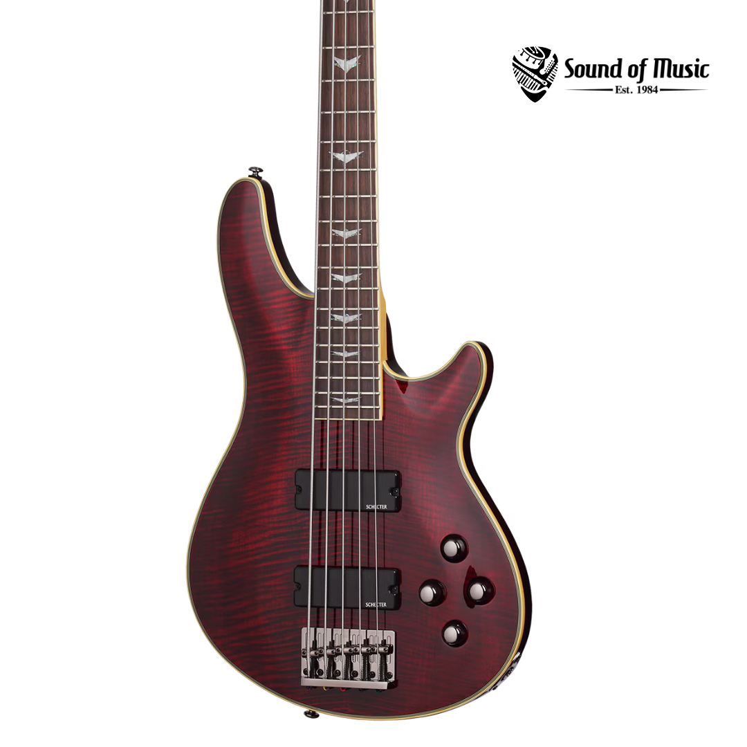 Schecter Omen Extreme-5 5-String Electric Bass - Black Cherry
