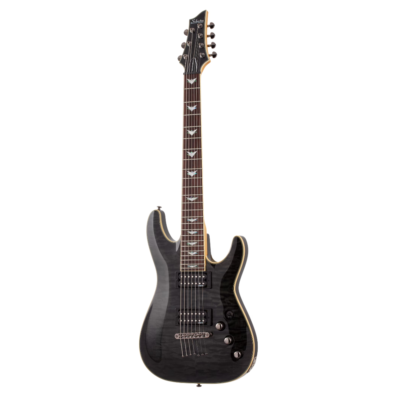 Schecter Omen Extreme-7 7-String Electric Guitar - See-Thru Black