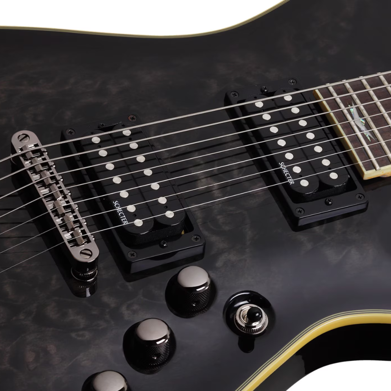 Schecter Omen Extreme-7 7-String Electric Guitar - See-Thru Black
