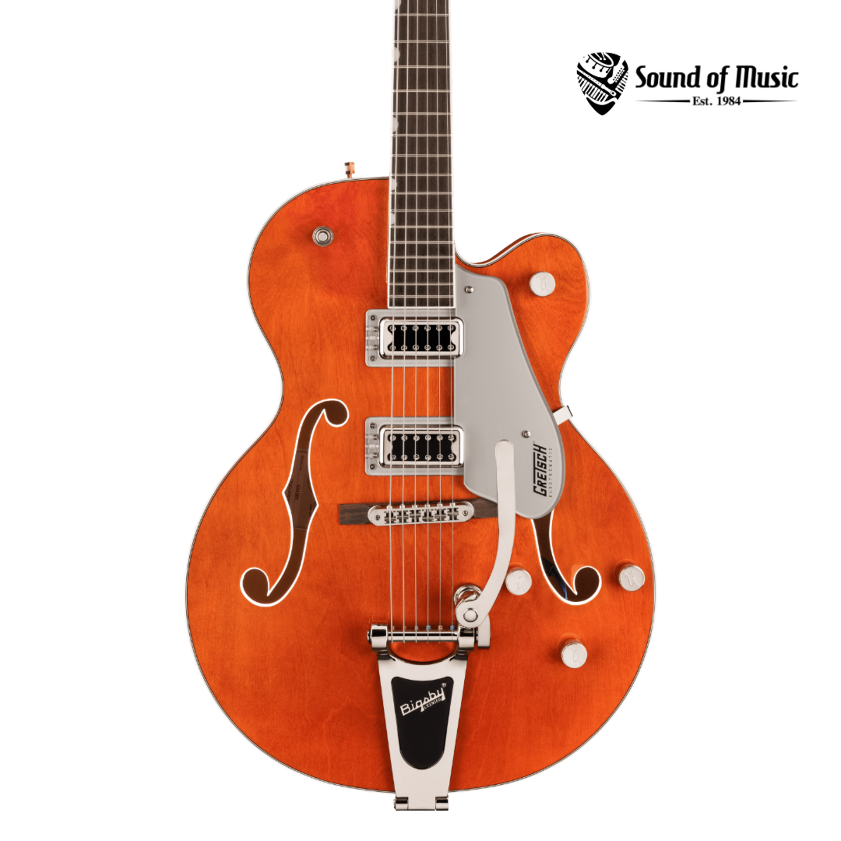 Gretsch G5420T Electromatic Classic Hollow Body Single-Cut with Bigsby, Laurel Fingerboard - Orange Stain