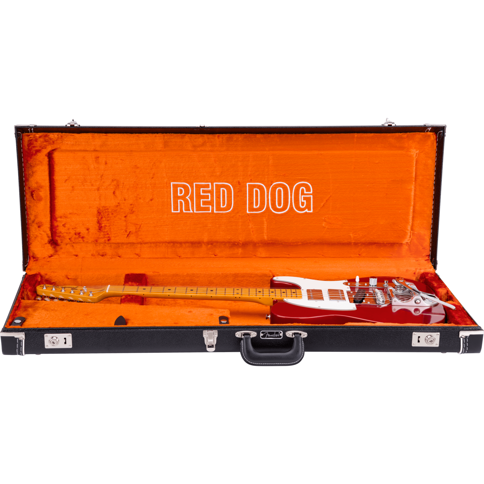 Fender Stories Collection Mike Campbell Red Dog Telecaster W/Case - Red Dog Red